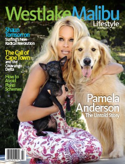 WESTLAKE MALIBU LIFESTYLE JULY-AUG 2010. PAMELA ANDERSON COVER STORY