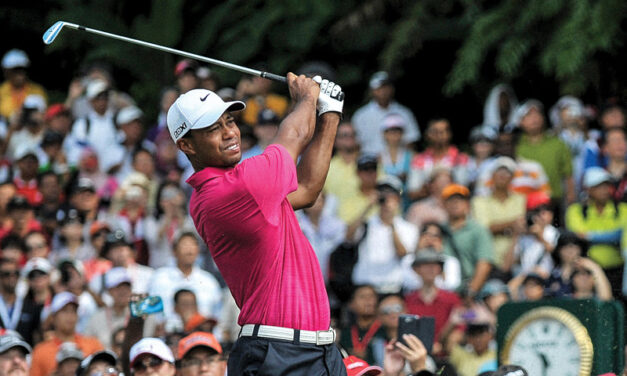 SPORTS: Tiger Woods Legendary Stripes