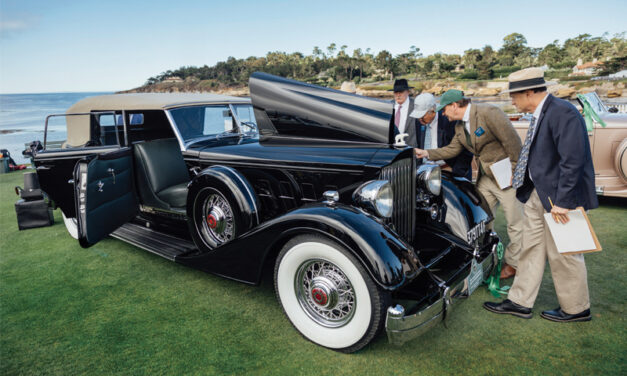 AUTOMOTIVE: 1934 Packard Twelve Custom Convertible Sedan